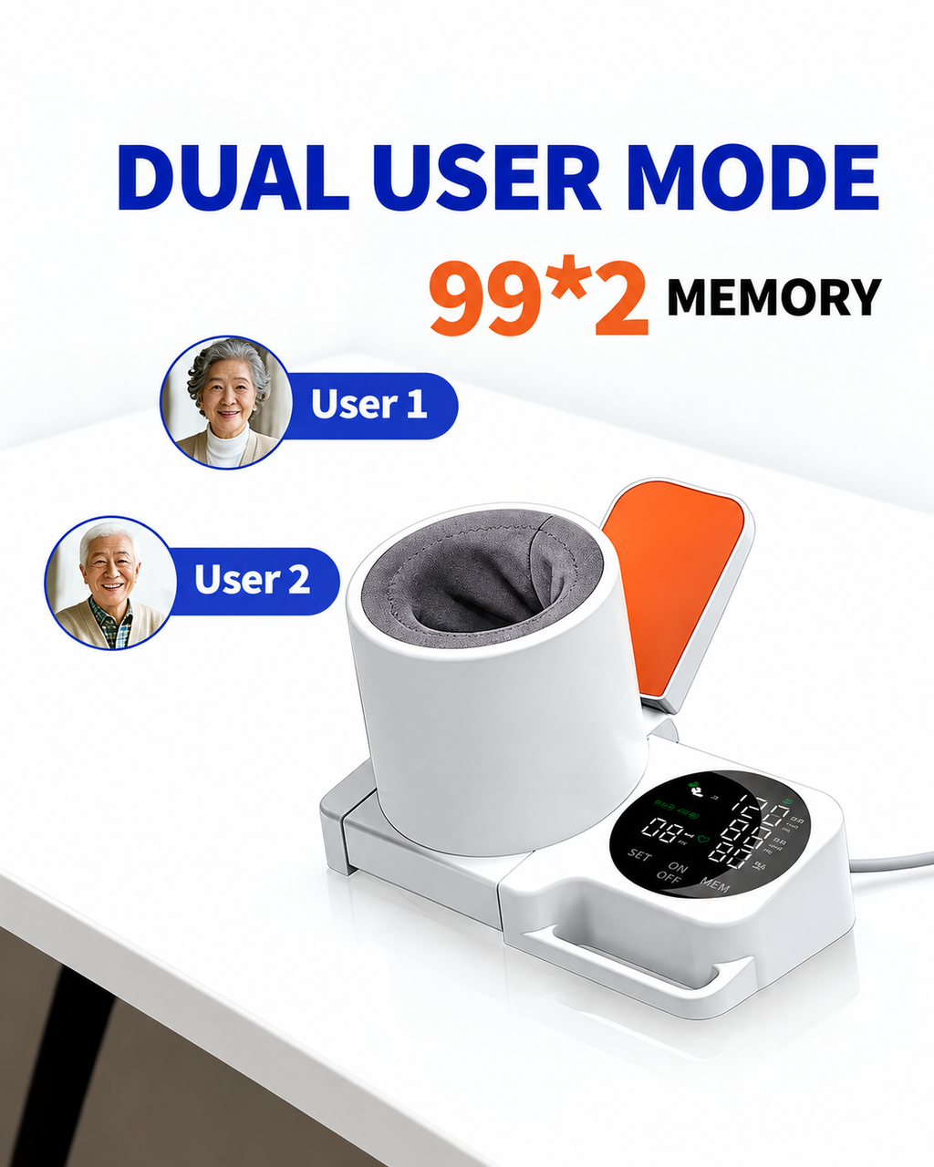 Automatic Upper Arm Blood Pressure Monitor
