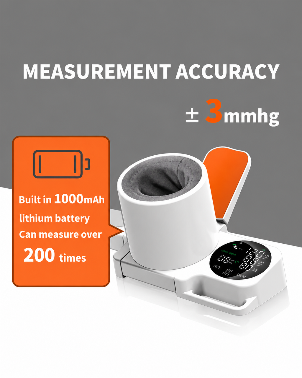 Automatic Upper Arm Blood Pressure Monitor
